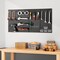 Metal Pegboard Panels 4 Pack Heavy Duty Wall Organizer with Accessories
